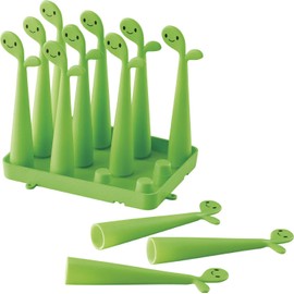 Cogit Veggie Tatechan, Green, Width 4.9 x Depth 3.7 inches (12.5 x 9.5 cm), Vegetable Freshness, Long Lasting