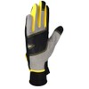 TREVENTO TVC-201 Micro Leather Gloves Black x Yellow LL