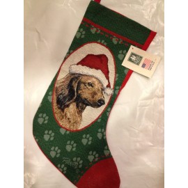 Manual Woodworkers LONG HAIR DACHSHUND STOCKING - MANUAL WOODWORKERS - MAKERS OF PICKEN AND GIBSON