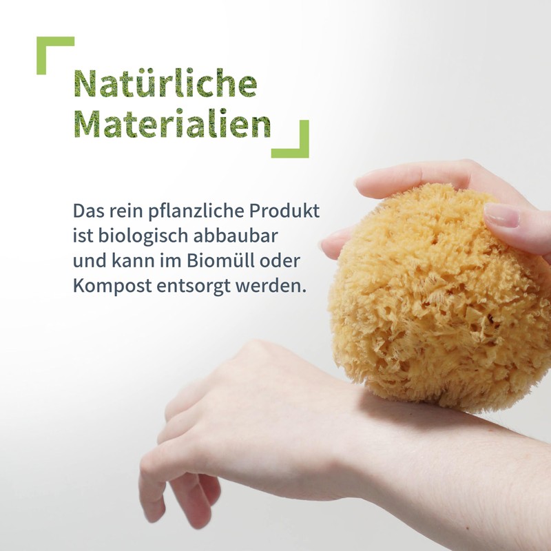 4025 Niyok® Natural Sponge • Soft Natural Bath Sponge •