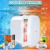 CAYNEL Mini Fridge Portable Thermoelectric 4L/6 Can AC/DC Cooler and