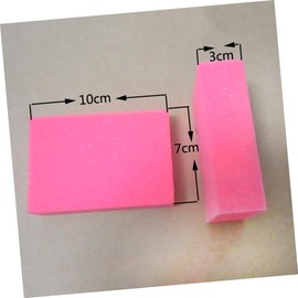 BIUDECO Barber Sponge Brush Set of 10 Hair Styling Tool Square Shape Gentle on Hair Perfect for Travel 7x3cm Random Color