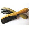 Myhsmooth GBZBYBMT Handmade No Static Black Buffalo Horn Comb with