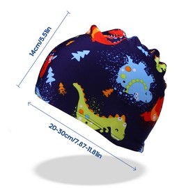 SCJJZ Swimming Cap, Swimming Cap Children Boys, Gorro Natacion Niña, Swimming Cap Girls Long Hair, Pack of 2 Children's Swimming Caps, Stretch Swimming Caps for Boys and Girls from 1-8 Years