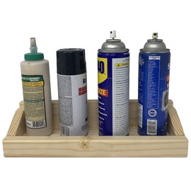 Can/Bottle Holder | Made in USA | Aerosol and Spray Can Holder | Holds 4 to 5 Spray Cans | Can Also be Wall Mounted