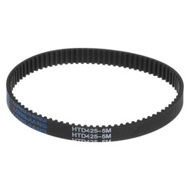sourcing map HTD5M-425 Rubber Toothed Belt 85 Teeth Closed Loop Pulley Timing Belt 15 mm Width 425 mm Circumference Synchronous Belt