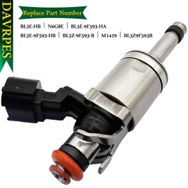 DAVRPES 6PCS BL3E-HB Fuel Injector Fuel Spray Nozzle 6 Holes Disc Engine For Ford F150 3.5L, Transit 350 3.2L 3.5L 3.7L, Expedition 3.5L V6 Replace#BL3E-9F593-HA｜BL3E-9F593-HB｜BL3Z-9F593-B｜BL3Z9F593B