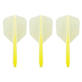 Condor Zero Stress Flight System | Small Size | Dart Flights | Multiple Sizes | Multiple Colours (Clear Yellow, Medium)
