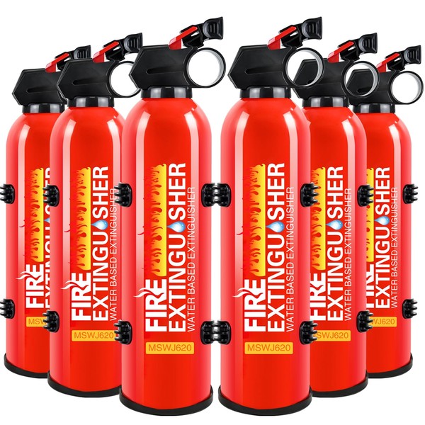 Fire Extinguisher for Home - 6pack Car Fire Extinguisher with