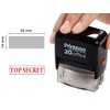Printtoo TOP Secret Self Inking Rubber Stamp Office Stationary Custom