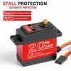 Miuzei 20KG RC Servo Motor High Torque Metal Gear Digital