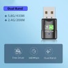 USB WLAN Stick, AC600Mbit/s USB WLAN Adapter DualBand (433Mbps 5GHz/150Mbps