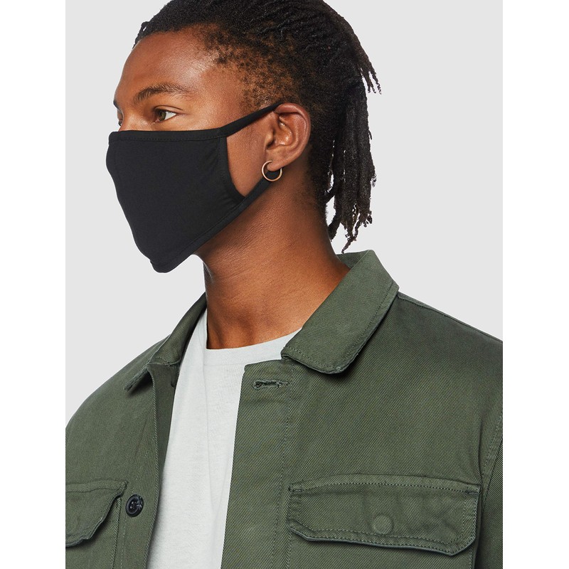 FM London Reusable Fabric Mask, 100% Cotton (Pack of 10)