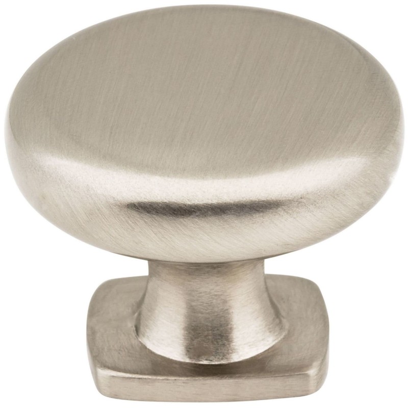 Jeffrey Alexander Belcastel 1 1-3/8" Diameter Mushroom Knob, Distressed Oil