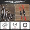 WILLBOND 2 Pcs Adjustable Tap Wrench Handle Tap Handle Tool