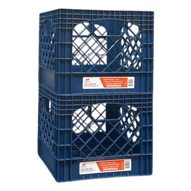 Juggernaut Storage Juggernaut Storage 16QT Heavy-Duty Plastic Square Milk Crate