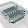 Yatmung Deep Freezer Organizer Bins Expandable - Freezer Baskets for