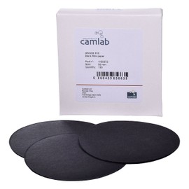 Camlab 1190972 Grade 918 Black Filter Paper, 90 mm Diameter (Pack of 100)