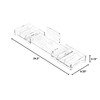 WINFFOR Acrylic Bathtub Tray, Expandable Bathtub Caddy, 1 or 2