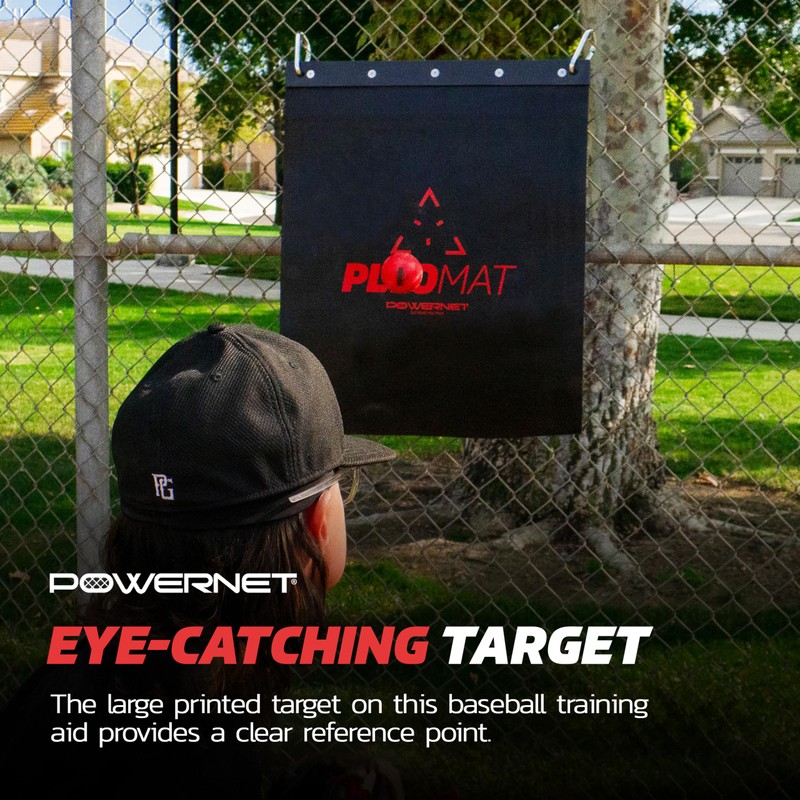 PowerNet Hanging Plyo Mat, Softball & Baseball Training Equipment, Portable