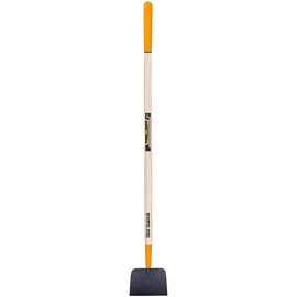 True Temper 2683200 7 in. Forged Sidewalk and Ice Scraper with 48 in. Hardwood Handle with Cushion Grip, 7-Inch, Black/Gray