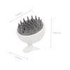 Healeved Scalp Exfoliator Compact Scalp Brush for Men Women Boys