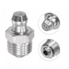 uxcell 304 Stainless Steel Straight Grease Fitting M10 x 1mm