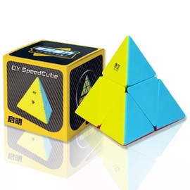 Pyramid Magic Puzzle Cubes, Pyramid Magic Cube Puzzle Magic Cube for Faster and More Precise with Vibrant Colours