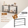 HOMISSUE Long Console Table for Entryway, 70.9" Industrial Sofa Tables