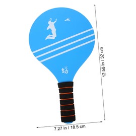 BESPORTBLE 2pcs Beach Ball Paddle Durable Wooden Paddles for Adults Fun Outdoor Game Rackets Enhance Hand Eye Coordination Parent Interaction