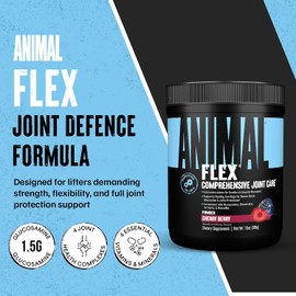 Animal Flex Powder – All-in-one Complete Joint Support Supplement – Contains Collagen, Turmeric Root, Curcumin, Glucosamine & Chondroitin – Helps Repair And Restore Joints –Cherry Flavor, 30 Scoops