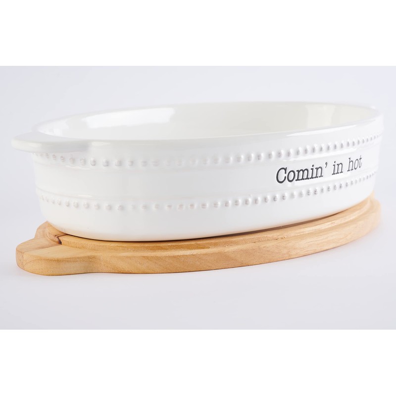 Mud Pie Baker and Trivet Set