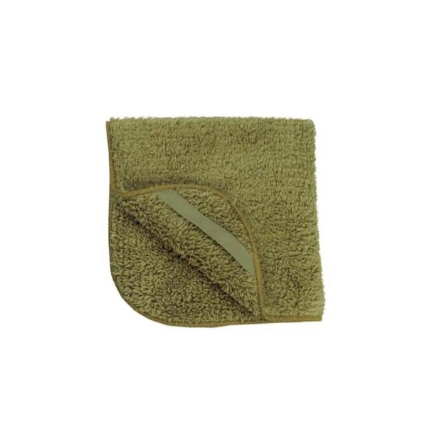 Appearus Plush Microfiber Face Wash Cloth 12x12 (Olive Green/BT6011O)