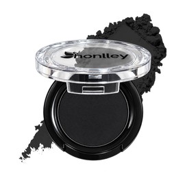 Single Black Eyeshadow Pressed Powder Compact Halloween Makeup