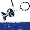 DEYACE Leash Backup with Dual Clasps Prong Collar Safety Clip