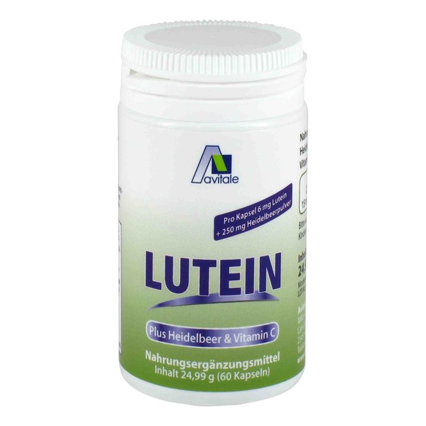 Avitale Lutein 6 mg) + – Lbeer 60 Capsules, 1 Pack (1 x 30 g)