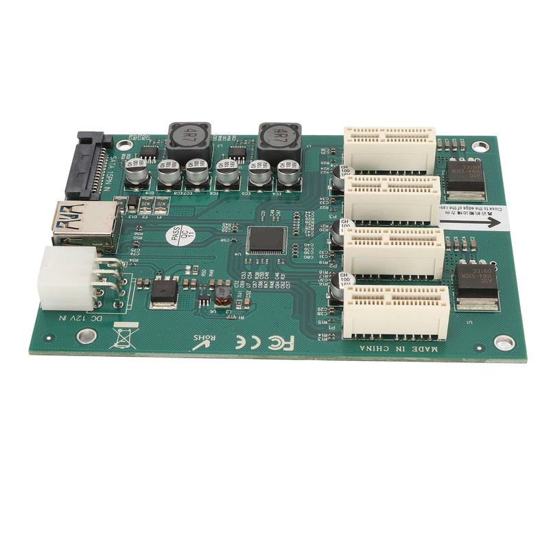 PCI E X1 to 4xPCI E X1 Adapter Card Plug