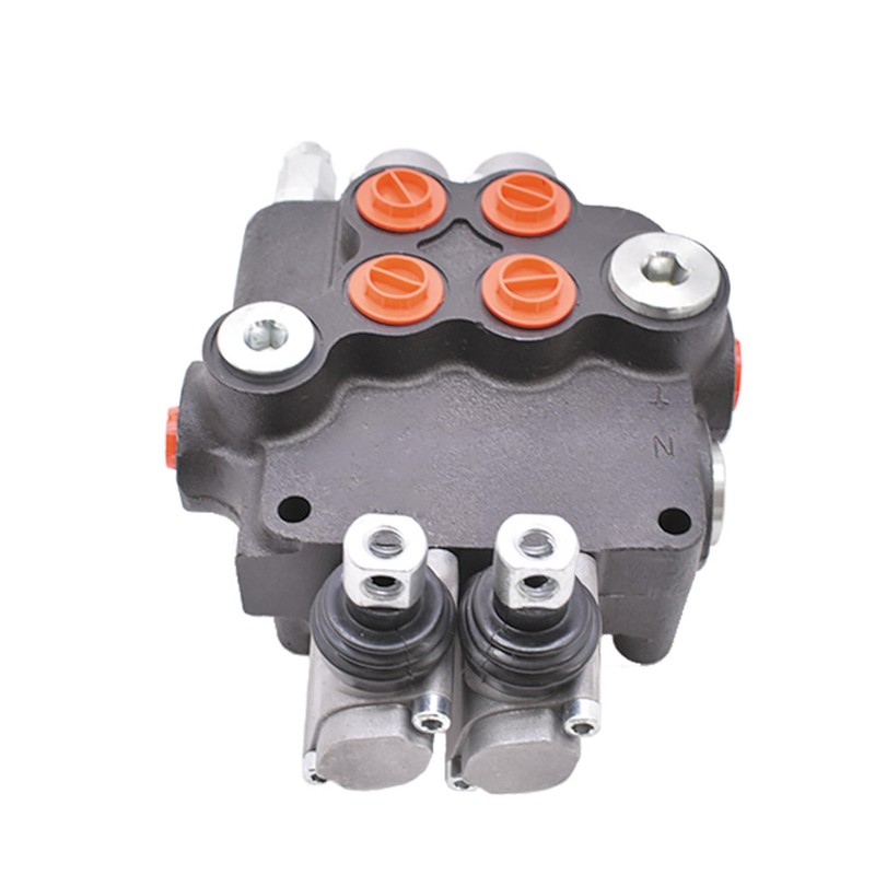 Thomletha 2 Spool Hydraulic Controls SAE Port Double Acting Valve