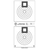 National Target (12) IBS300BR 300 Yard Bench Rest Targets, Black on Heavy Paper, 12" x 24"