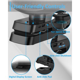 Clip On Fan 8 Inch, 12000mah Rechargeable Battery Powered Portable Fans With Remote Control, Lights, 5 Speeds, Timer, Strong Clamp USB Clip Fan for Bed, Stroller, Desk, Golf Cart, Tent, Treadmill