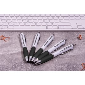 5 Pack of Ballpoint Pens - Funny Pen Set For Colleagues - Funky Stationery Quirky Gift - Office Desk Accessories - Rude Pen Set - Funny Friend Gift