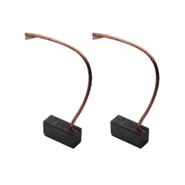 Trade-Shop Motor Carbon Brushes 4 x 5 x 10 mm 12-24 V for Various Car Engines Roller Door Garage Door Drives Alternator Pack of 2