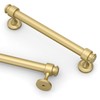 Asidrama 10 Pack 5 Inch(128mm) Brushed Gold Kitchen Cabinet Handles,