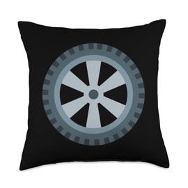 Wheel Throw Pillow