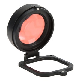 Red Filter with 16x Macro Lens, 58 mm Red Filter Sports Camera Waterproof Diving Filter Underwater Diving Motion Camera Lens Filter for Hero 9 Sports Camera
