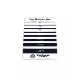 Card Thickness Tool - Gauge Tool for Trading & Sports Card Point Guide