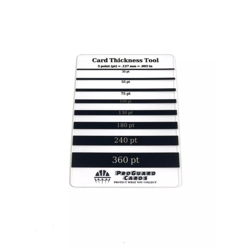 Card Thickness Tool - Gauge Tool for Trading & Sports