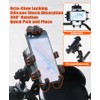 IASJKI Motorcycle Phone Mount for Yamaha Tmax Tech Max TMAX