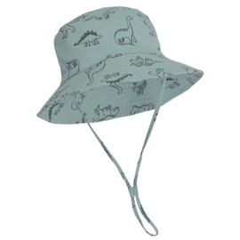 YMYDYFC Baby Sun Hat Toddler Summer UPF 50+ Sun Protection Baby Boy Hats Beach Hats Dinosaur Bucket for Baby Girl Adjustable Kid Cap 0-6 Months
