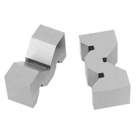 2pcs/set V Block Carbon Steel M-Type V-Block, Practical for Measuring Instruments Measuring Accessories